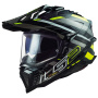 Casque Cross LS2 Explorer C Edge Black H-V Yellow MX701