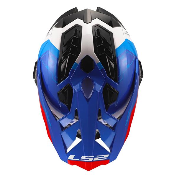 LS2 Explorer Hexa White Blue Red MX701