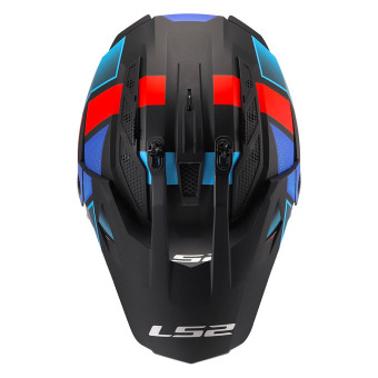 LS2 Pioneer II Block Black Red Blue MX702