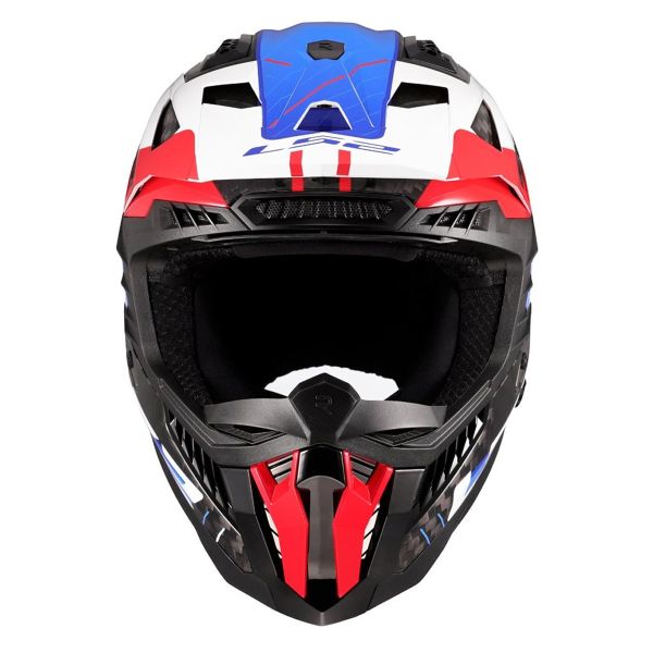 LS2 X-Force Galuo Bianco Rosso Blu MX703