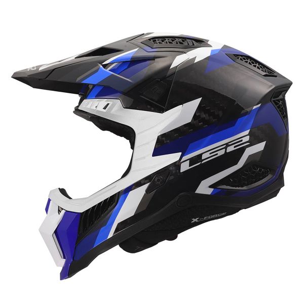 Cross LS2 X- Force Phantom Blue White MX703