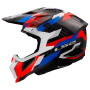Casque Cross LS2 X- Force Phantom White Blue Red MX703