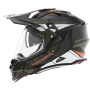 Casque Cross NOX N312 Track Kaki Shiny Orange