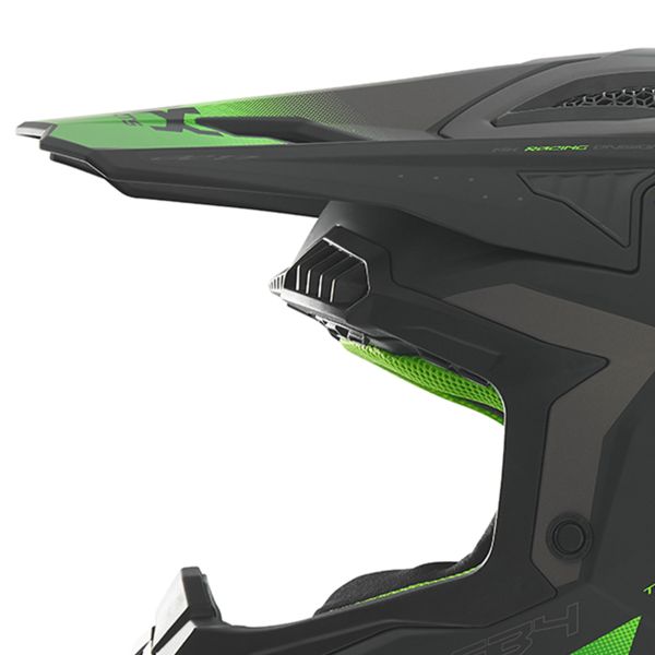 NOX N634 Nero opaco sfumato Verde