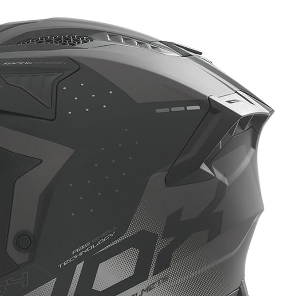 NOX N634 Nero opaco sfumato Argento