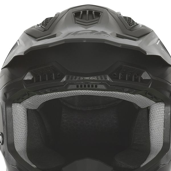 NOX N634 Nero opaco sfumato Argento