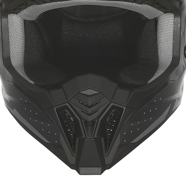 NOX N634 Nero opaco sfumato Argento