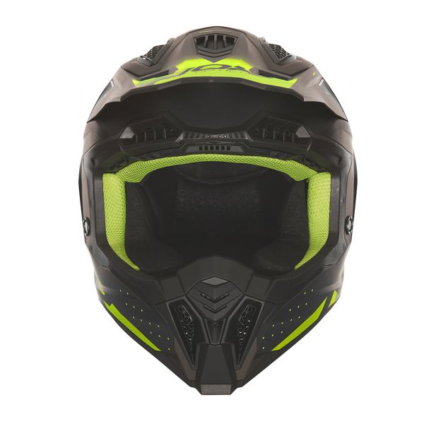 NOX N634 Nero opaco sfumato Giallo