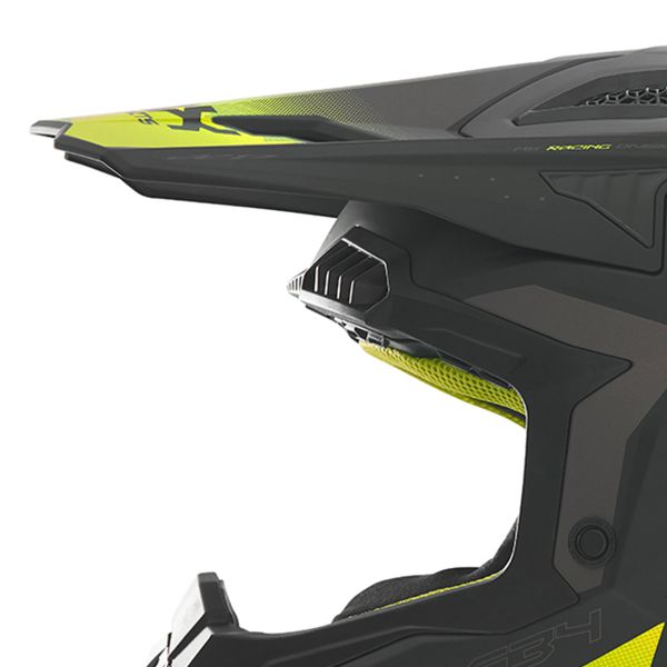 NOX N634 Nero opaco sfumato Giallo