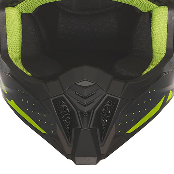 NOX N634 Nero opaco sfumato Giallo