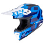 Casque Cross Scorpion Smx-10 Leap Blue White