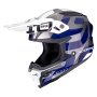 Casque Cross Scorpion Smx-10 Leap Silver Blue