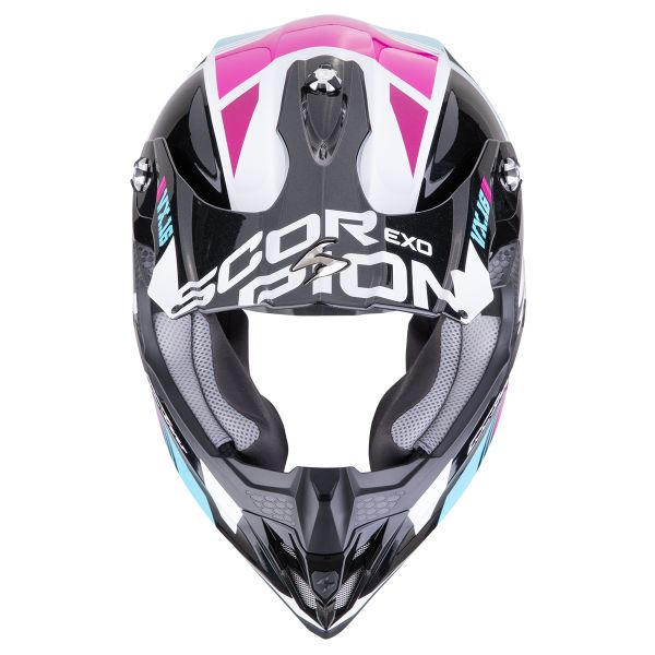 Scorpion VX-16 Evo Air Analogico Nero Metallo Blu Rosa