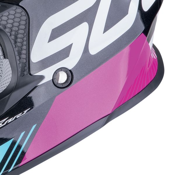 Scorpion VX-16 Evo Air Analogico Nero Metallo Blu Rosa