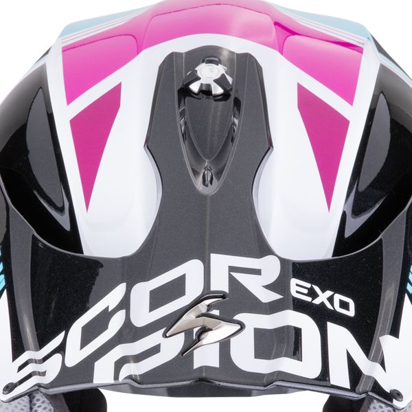 Scorpion VX-16 Evo Air Analogico Nero Metallo Blu Rosa