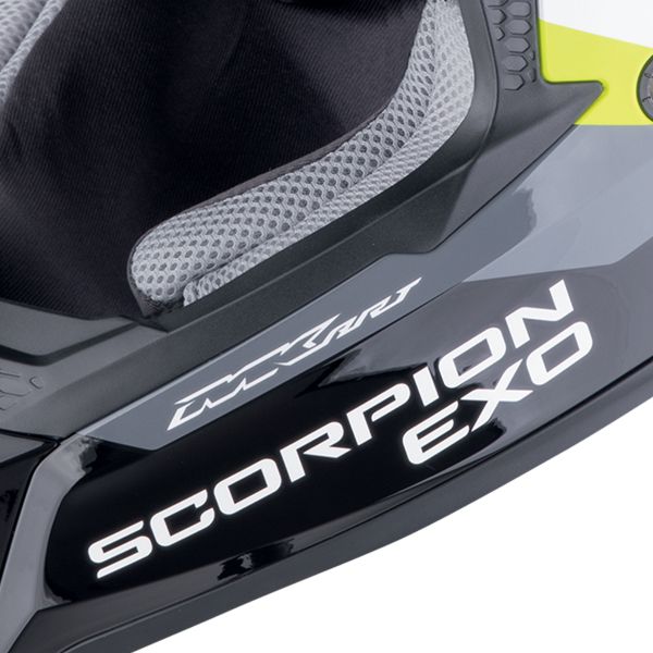 Scorpion VX-16 Evo Air Rod Nero Giallo Fluo