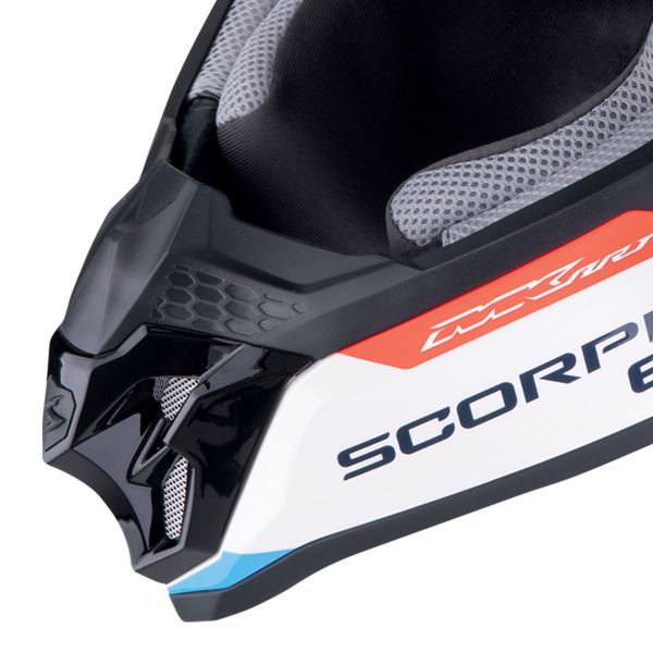 Scorpion VX-16 Evo Air Rod Bianco Rosso Blu