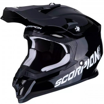 Casque Cross Scorpion VX-16 Evo Air Solid Black Casque Cross Scorpion VX-16 Evo Air Solid Black