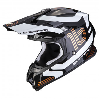 Casque Cross Scorpion VX-16 Evo Air Tub Metal Black Gold Casque Cross Scorpion VX-16 Evo Air Tub Metal Black Gold