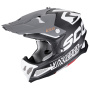 Casque Cross Scorpion VX-22 Air Updown Matt Black White Grey