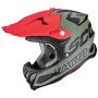 Casque Cross Scorpion VX-22 Air Updown Matt Green Black Red