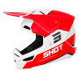 Casque Cross SHOT Furious Bolt Red Glossy