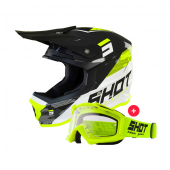 Cross SHOT Furious Camo Neon Yellow + Assault Neon Yellow