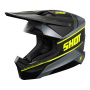 Casque Cross SHOT Polvere furiosa Giallo neon opaco 2.0