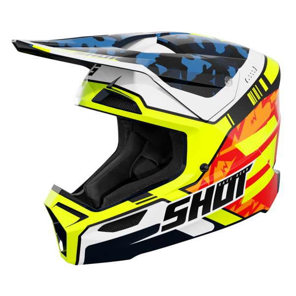Cross SHOT Furious Flash Blu Giallo Neon Lucido 2.0