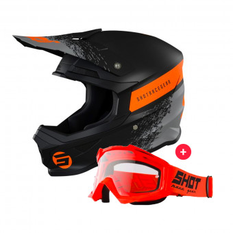 Cross SHOT Furious Roll Black Orange Matt + Assault Neon Orange