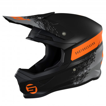 SHOT Furious Roll Black Orange Matt + Assault Neon Orange