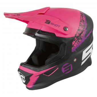 SHOT Furious Storm Black Fushia Matt + Assault Neon Pink