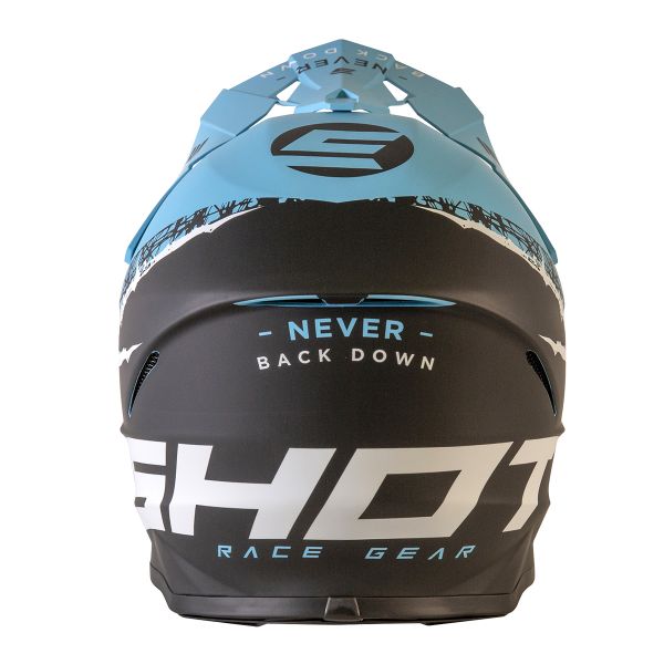 SHOT Furious Storm Black Turquoise Matt