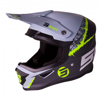 Casque Cross SHOT Furious Storm Dark Grey Neon Yellow Matt Casque Cross SHOT Furious Storm Dark Grey Neon Yellow Matt