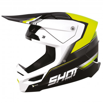 Casque Cross SHOT Furious Tracer Kid Neon Yellow Glossy Casque Cross SHOT Furious Tracer Kid Neon Yellow Glossy