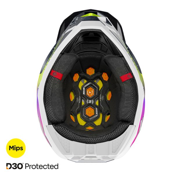 SHOT Lite Racing Blue Neon Yellow Pearly 2.0