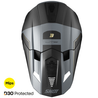 SHOT Lite S10 Nero Grigio Opaco 2.0