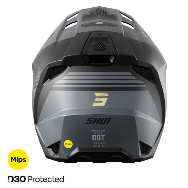 SHOT Lite S10 Nero Grigio Opaco 2.0