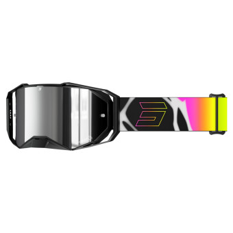 Maschera Cross SHOT Occhiali Lite Devil nero opaco