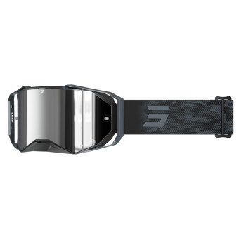 Maschera Cross SHOT Occhiali Lite Patrol grigio opaco