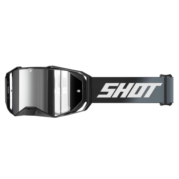 Maschera Cross SHOT Occhiali Lite Solid Black Matt
