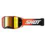Maschera Cross SHOT Occhiali Lite Solid Orange lucidi