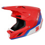 Casque Cross SHOT Velocit Rosso Atomico Perlato