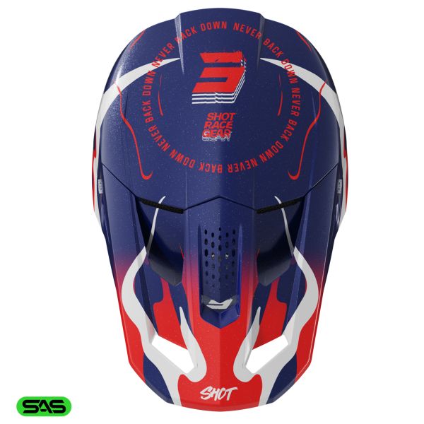 SHOT Bestia della velocit Blu Rosso Perlato