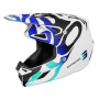 Casque Cross SHOT Speed Ghost Blu Lucido
