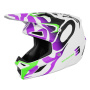 Casque Cross SHOT Speed Ghost Viola Lucido