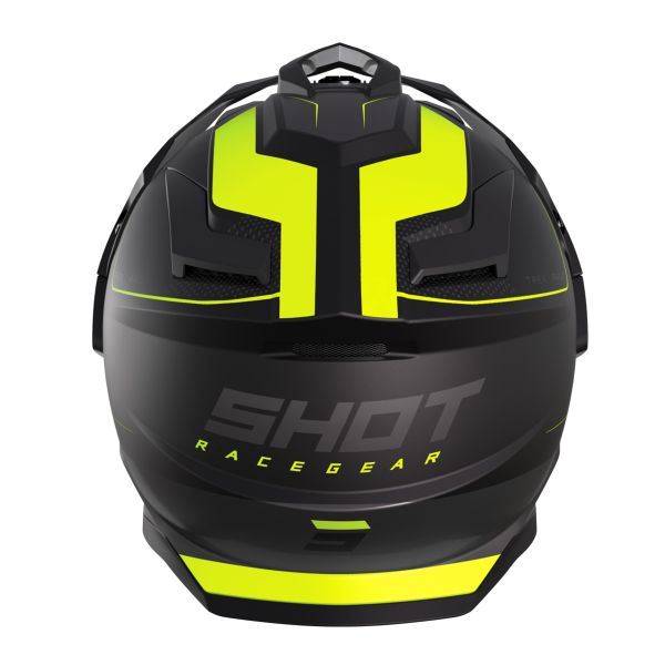 SHOT Trek Max Vision Rally Nero Giallo Neon Opaco