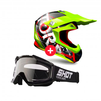 Cross Torx Marvin 3 Eyes Neon Yellow + Assault Black