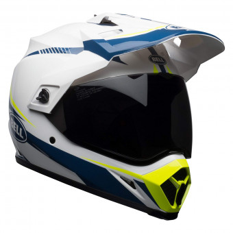 Cross Bell MX-9 Adventure Mips Torch White Blue Yellow