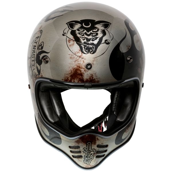 Casco Moto Premier Mx BD19 Titanium pronto per l'invio | iCasque.it